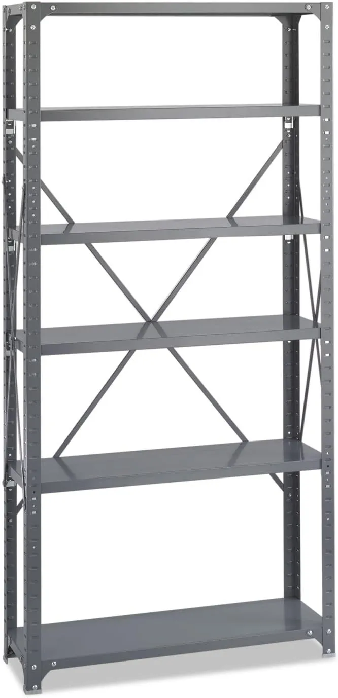 SAFCO Commercial Steel Shelving Unit, 36" W x 75" H