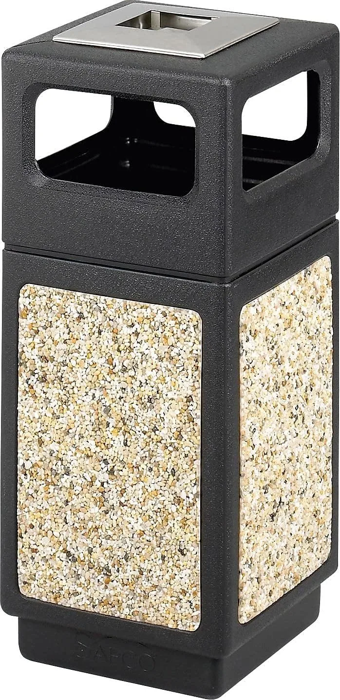 SAFCO Canmeleon Indoor/Outdoor Trash Receptacle