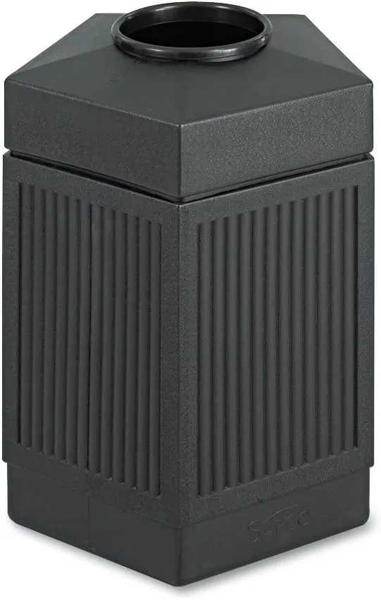 SAFCO Canmeleon Indoor/Outdoor Trash Receptacle