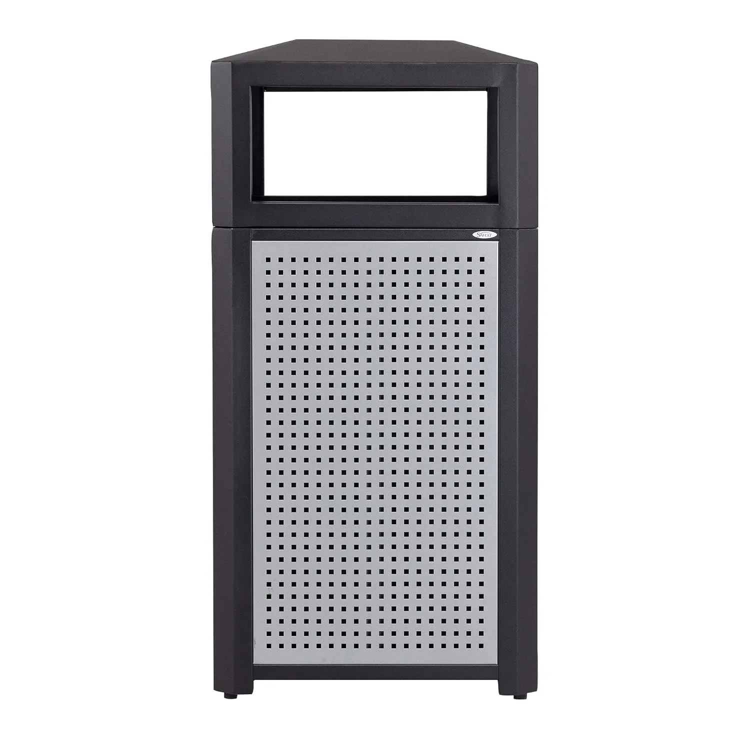 Safco Evos Steel Trash Can, Indoor and Outdoor Use