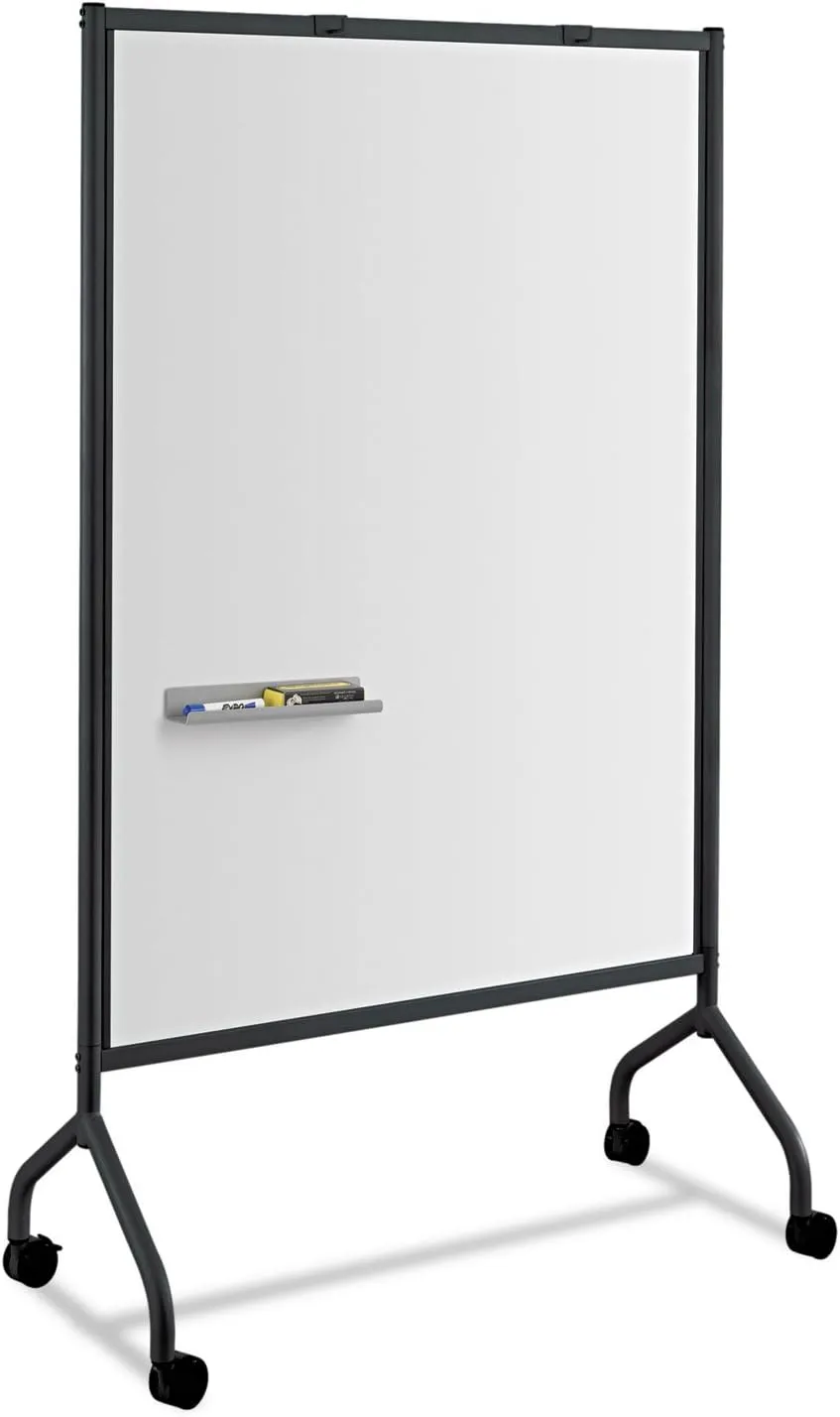 SAFCO Impromptu Full Whiteboard Screen Double-Sided Magnetic Mobile Dry Erase Board