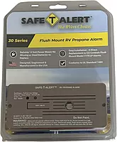 Safe T Alert - Classic LP Gas Alarm - Flush Mount Brown - 30-442-P-BR