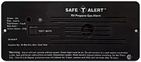 Safe T Alert 30-442-P-BL Classic Propane/LP Gas Alarm - 12V, 30 Series Flush Mount, Black