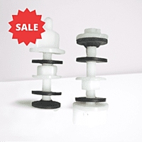 PARRYWARE TWO PIECE Coupled closet fixing bolt pair Delrin PVC Premium Quality PARRYWARE TWO PIECE Coupled closet fixing bolt pair Delrin PVC Premium Quality