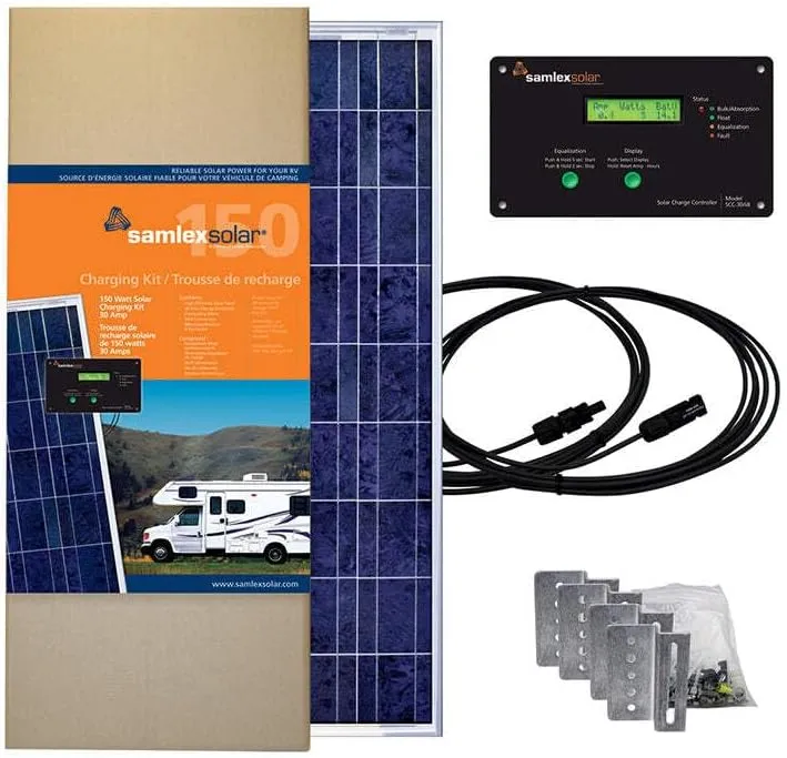 SAMLEX AMERICA Solar Charging Kit with SCC-30AB 30A Charge Controller