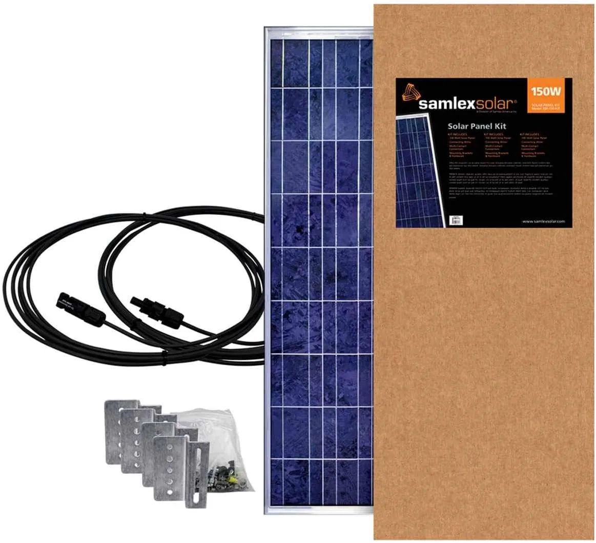 Samlex Solar Panel Kit - High-Efficiency Crystalline
