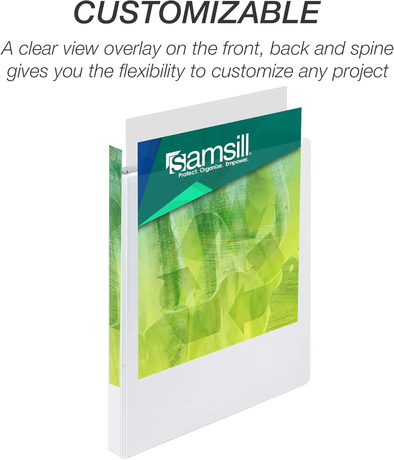 SAMSILL EarthChoice Plant-Based View Binders (3-Ring)