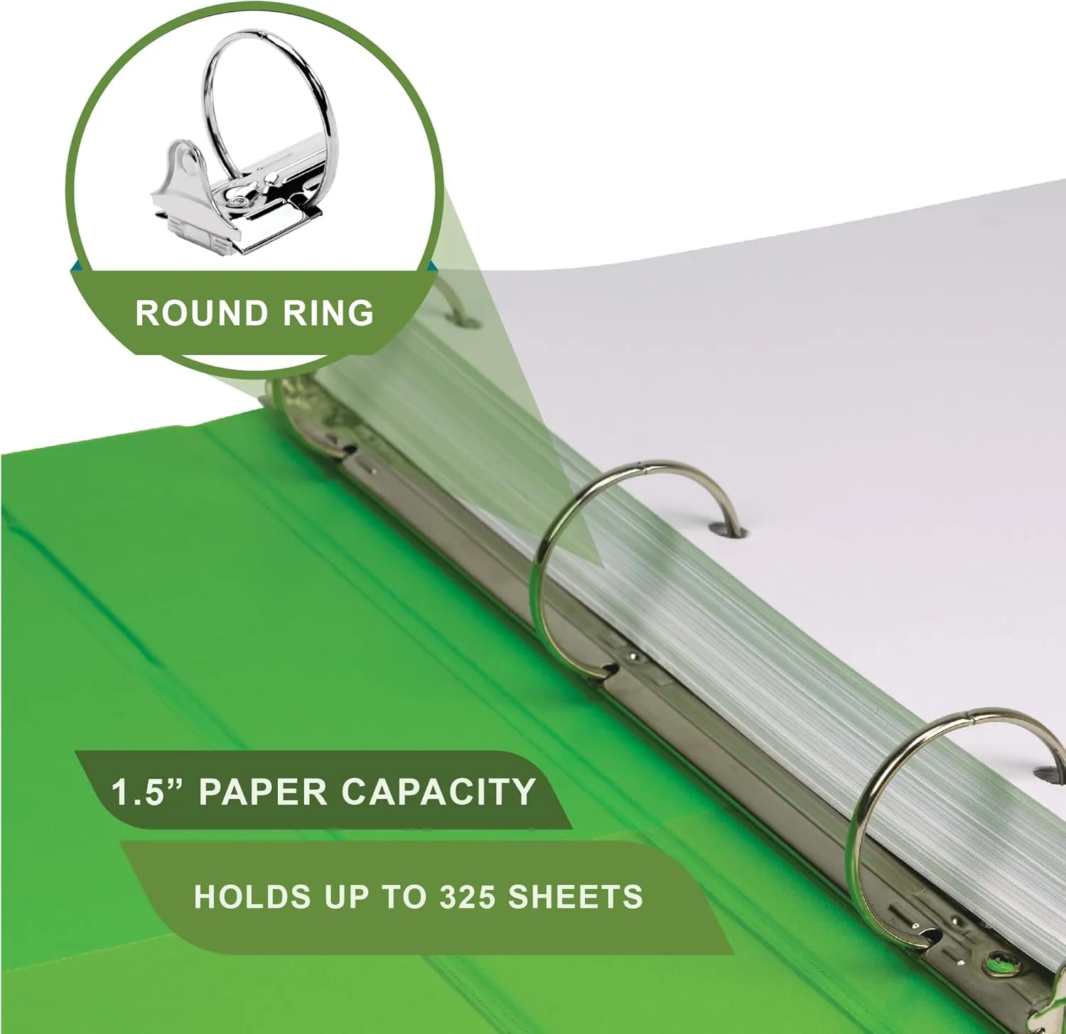 SAMSILL EarthChoice Plant-Based View Binders (3-Ring)