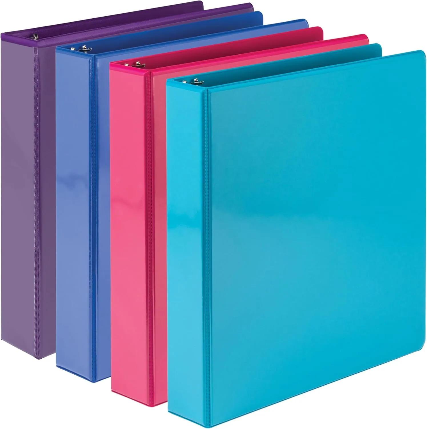 SAMSILL Durable D-Ring View Binders, 3-Ring