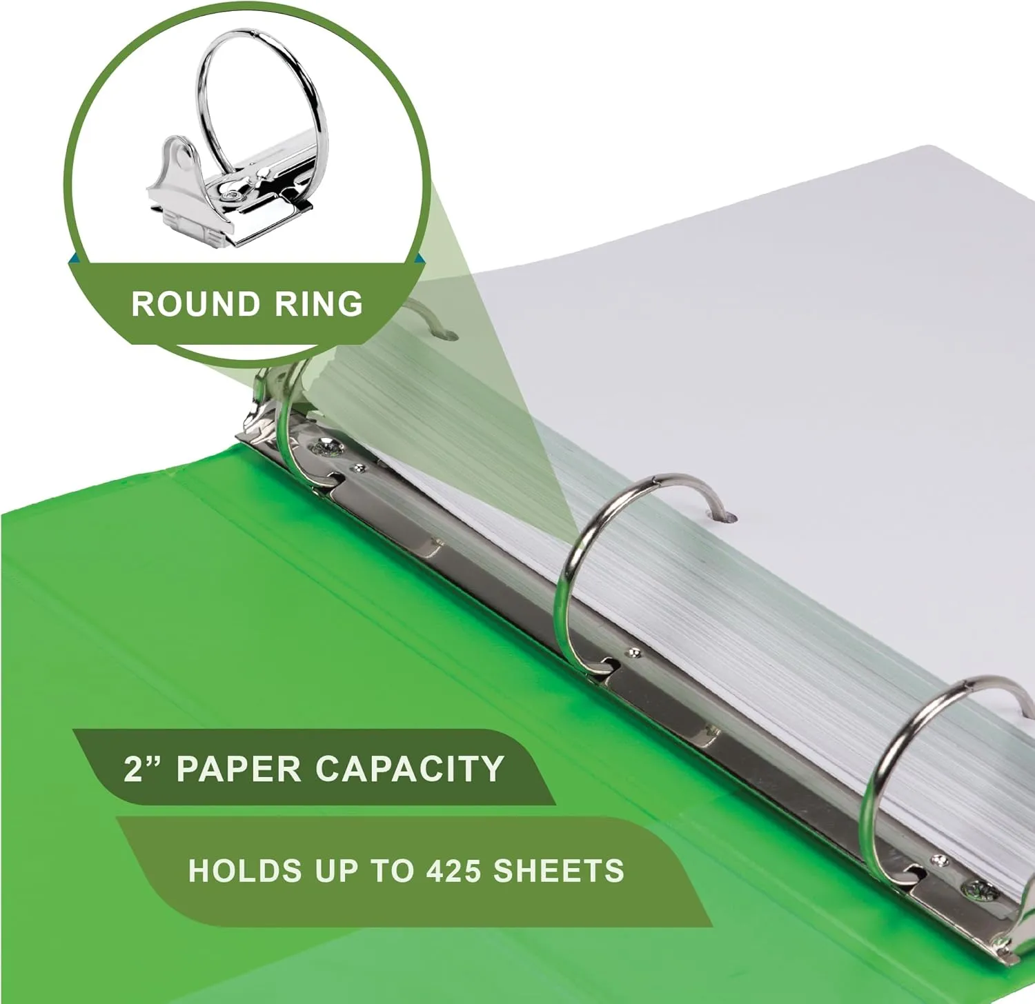 SAMSILL EarthChoice Plant-Based View Binders (3-Ring)
