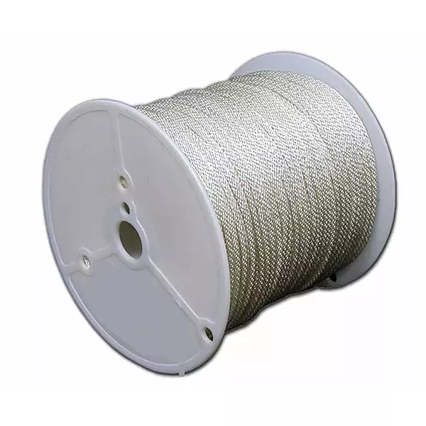 T.W . Evans Cordage 1/2" Solid Braid Nylon Rope 500' Spool