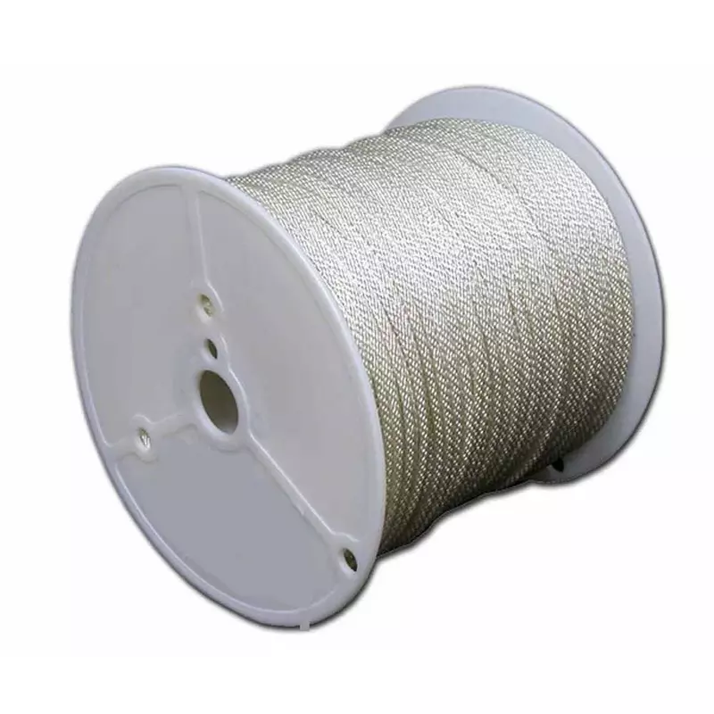 T.W . Evans Cordage 1/2" Solid Braid Nylon Rope 500' Spool