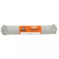 Tiger 185lbs Load Capacity, 3/16" Diameter, 100' Length, White Color, Size Group 6