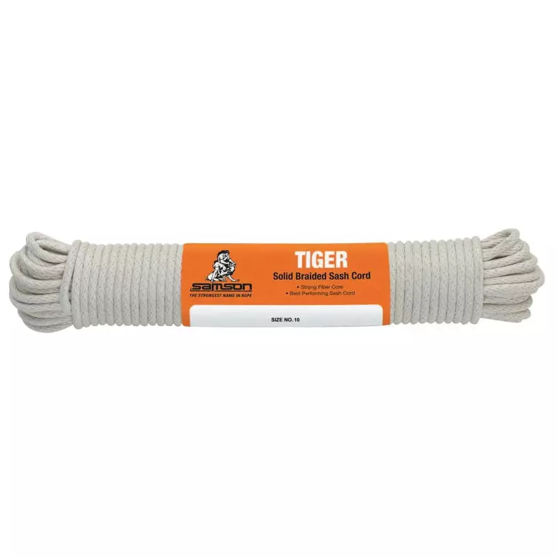 Tiger 185lbs Load Capacity, 3/16" Diameter, 100' Length, White Color, Size Group 6