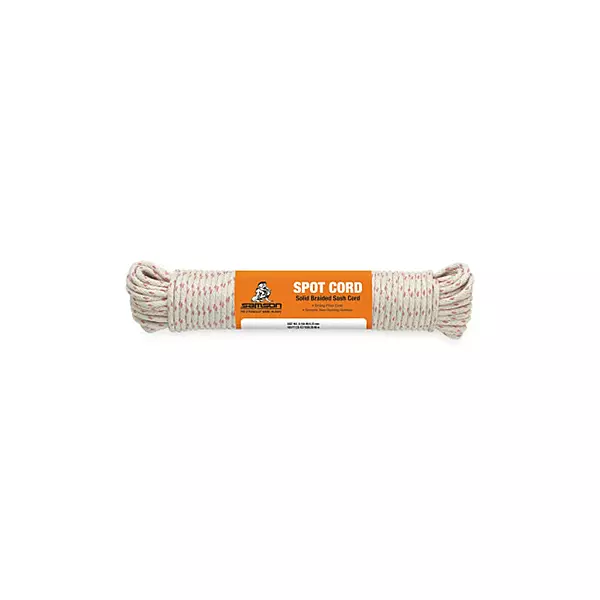Small Parts 001014001060 Cotton Spot Sash Cord in Hank, #7, 7/32" Diameter, 100' Length, 830 lbs Strength