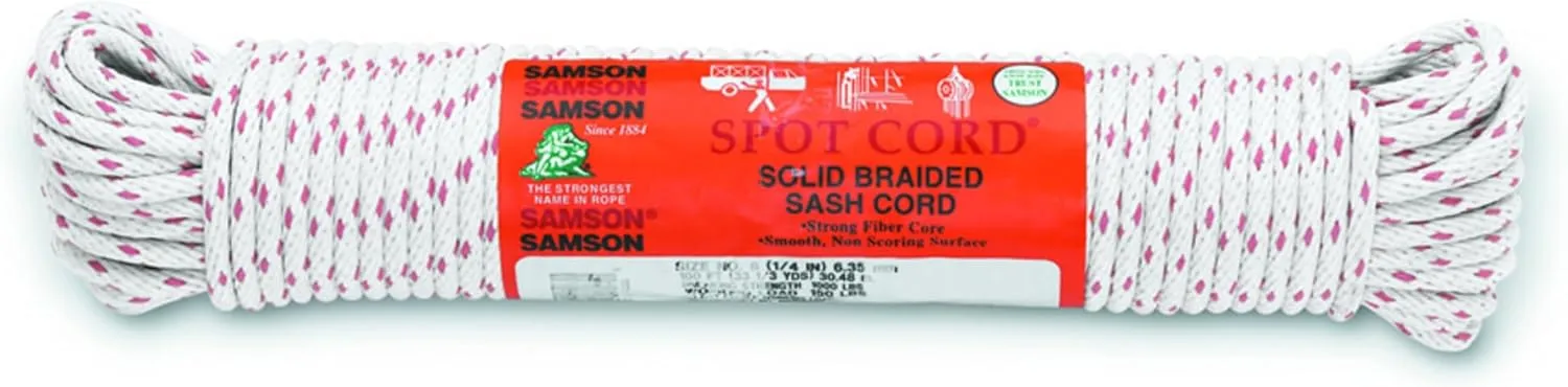 001-100-05 5/16X100 Cotton Sash Cord