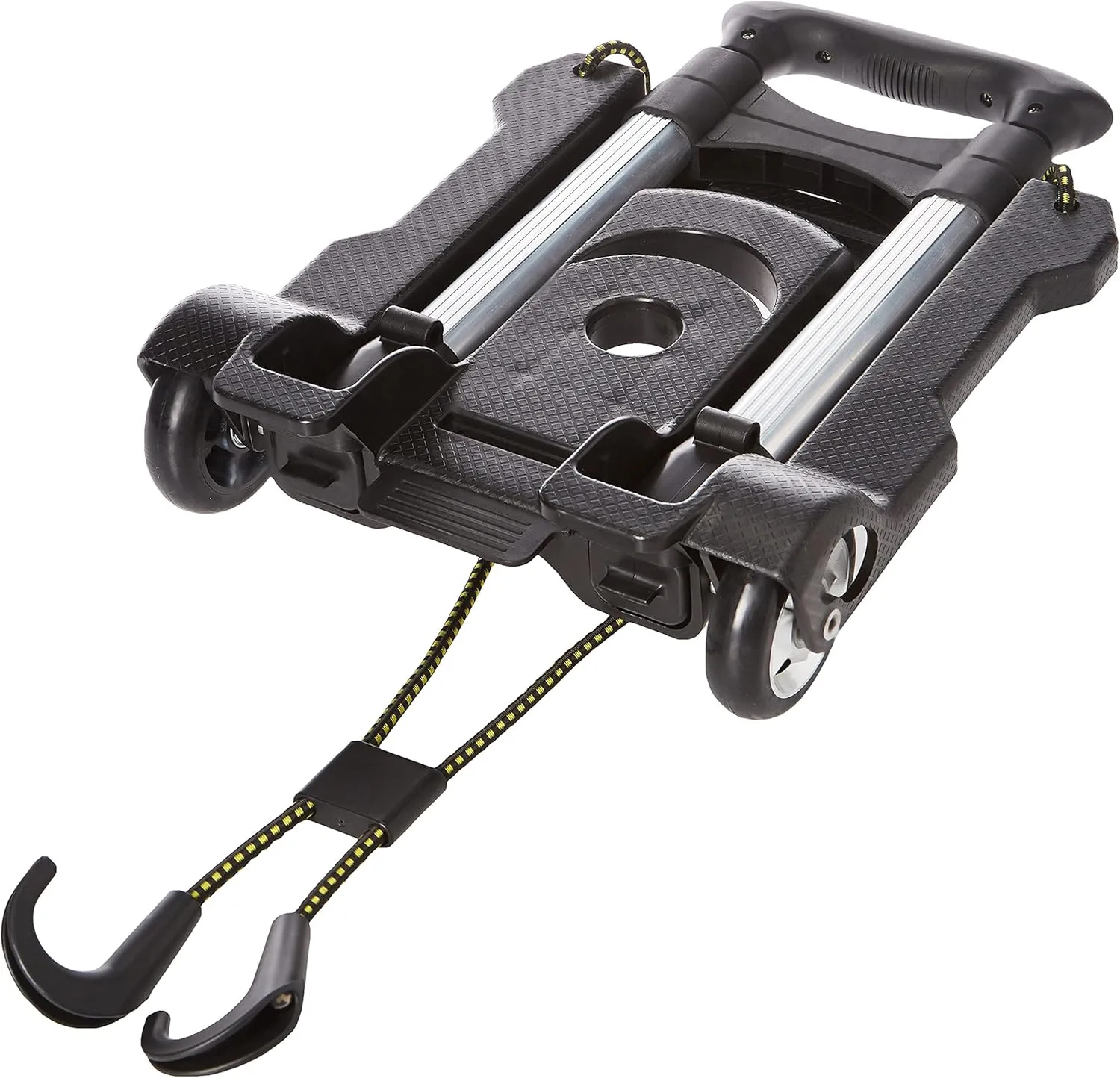 Samsonite Compact Folding Luggage Cart, 70 Lb. Capacity, 37inH x 10inW x 12inD, Black