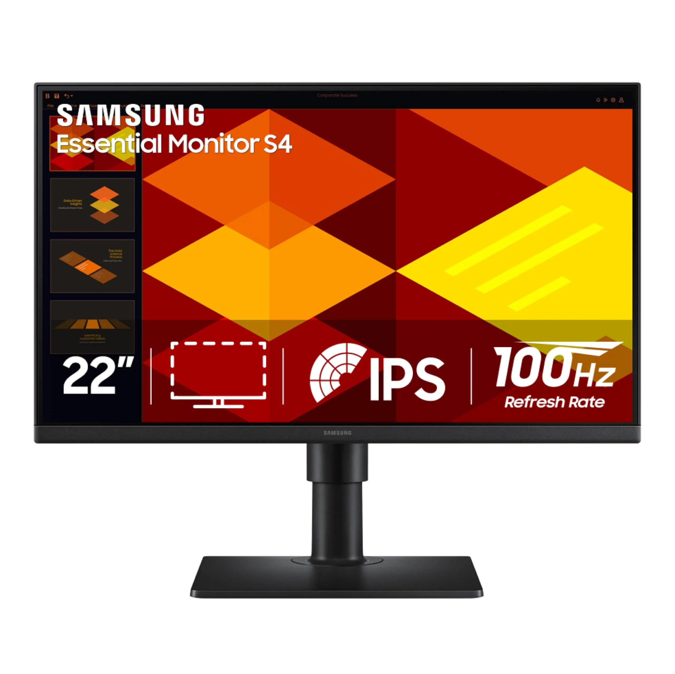 Samsung S40GD Borderless Business Monitor with IPS Panel, 100Hz Refresh Rate, Eye Saver Mode, Game Picture Mode