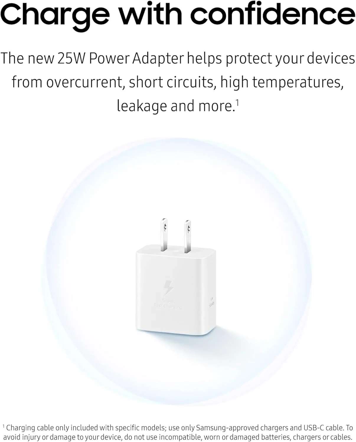 Samsung 25W Power Adapter USB Type-C Wall Charger