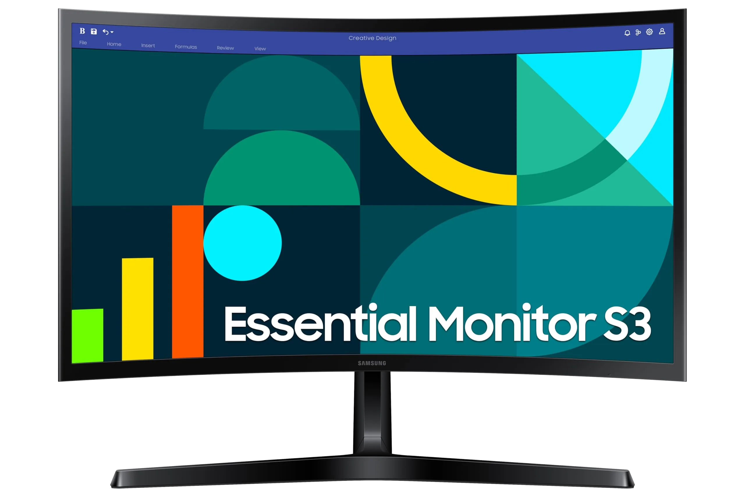 Samsung S3 S36GD 27" 100 Hz Curved Monitor - LS27D368GANXZA