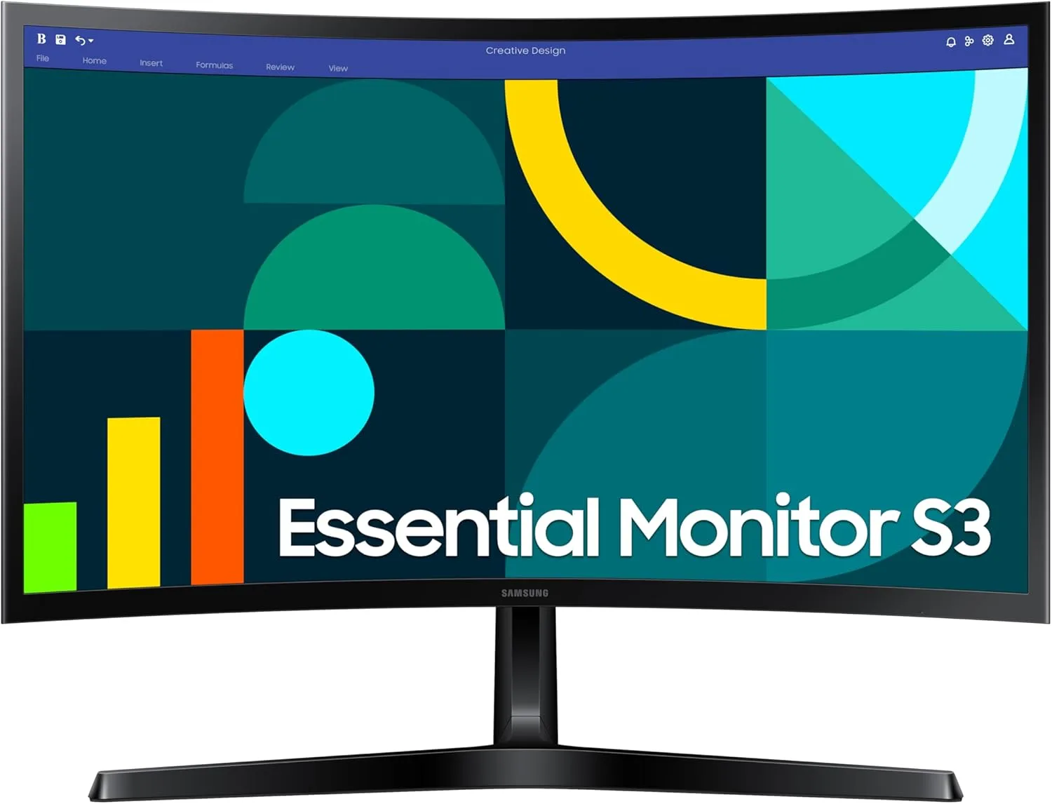 Samsung S3 S36GD 27" 100 Hz Curved Monitor - LS27D368GANXZA