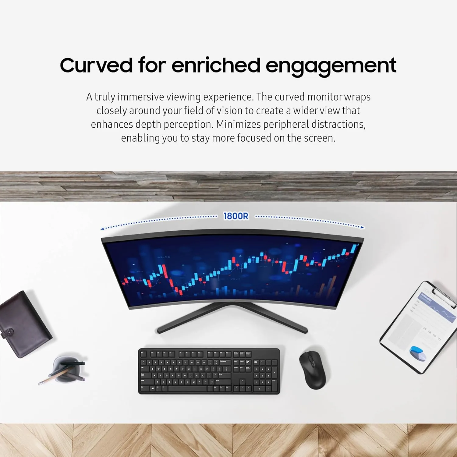 Samsung 27-inch S3 (S39GD) FHD 100Hz Curved Monitor LS27D396GANXZA