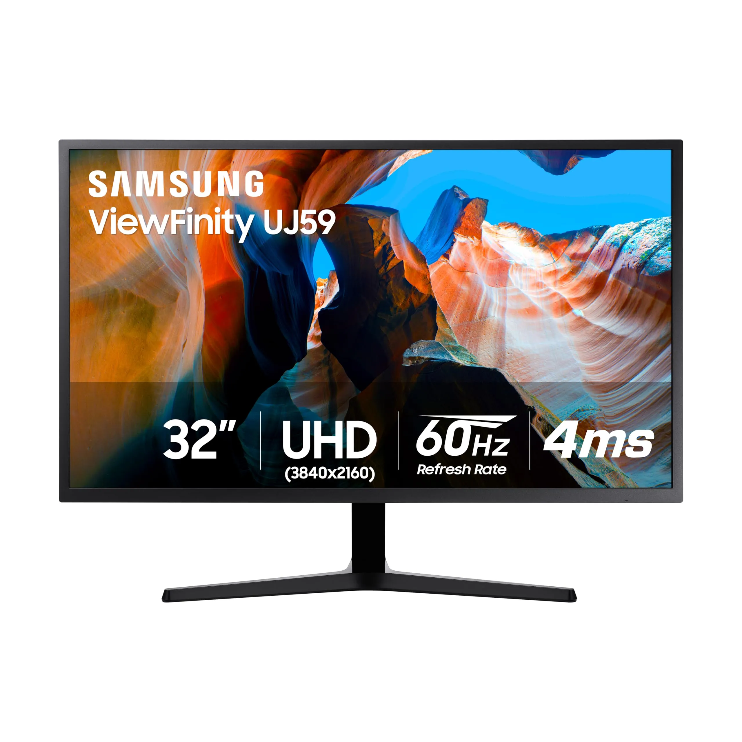 SAMSUNG 32in UJ59 Series 4K UHD 31.5in Computer Monitor - LU32J590UQNXZA