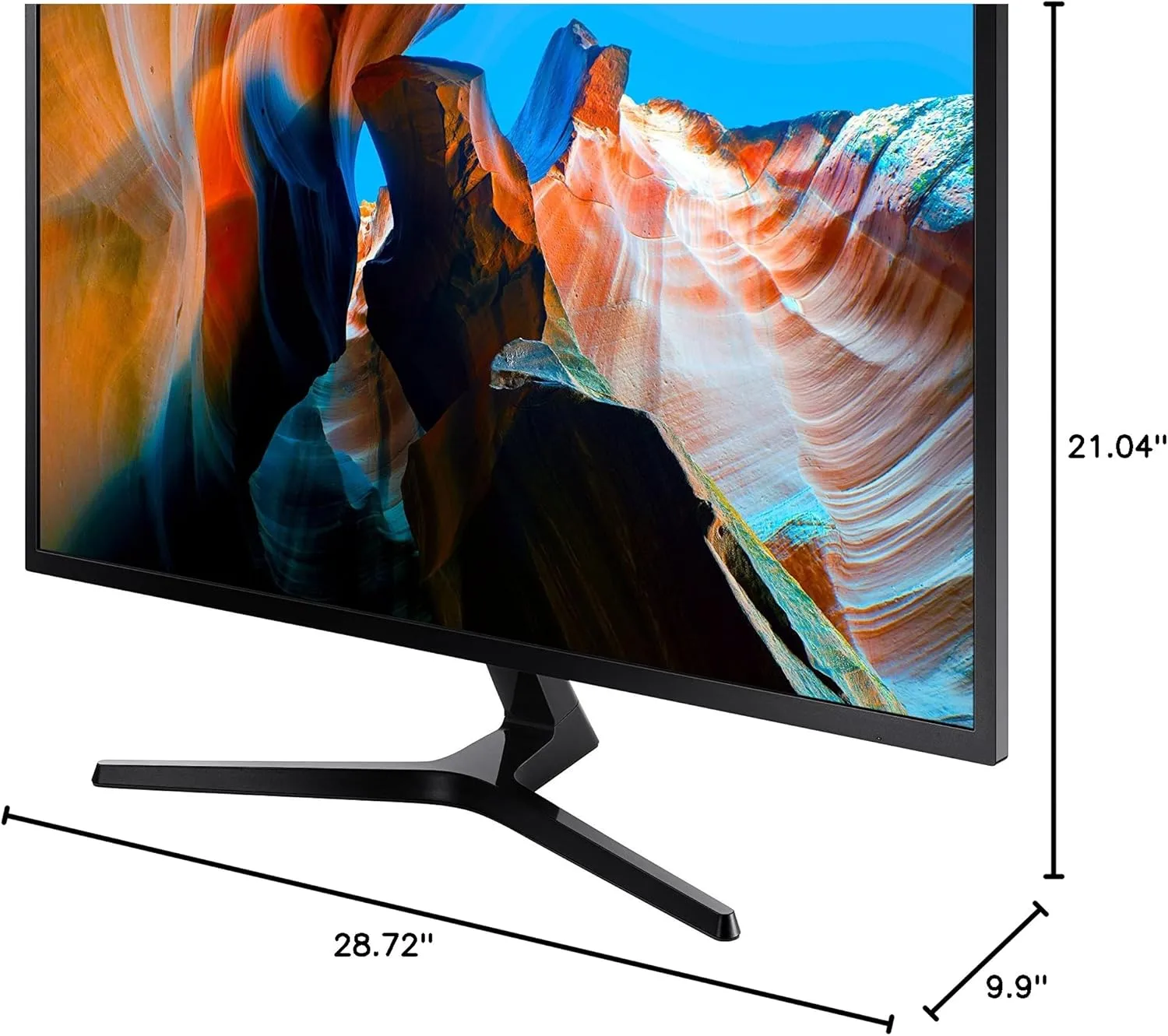 SAMSUNG 32in UJ59 Series 4K UHD 31.5in Computer Monitor - LU32J590UQNXZA