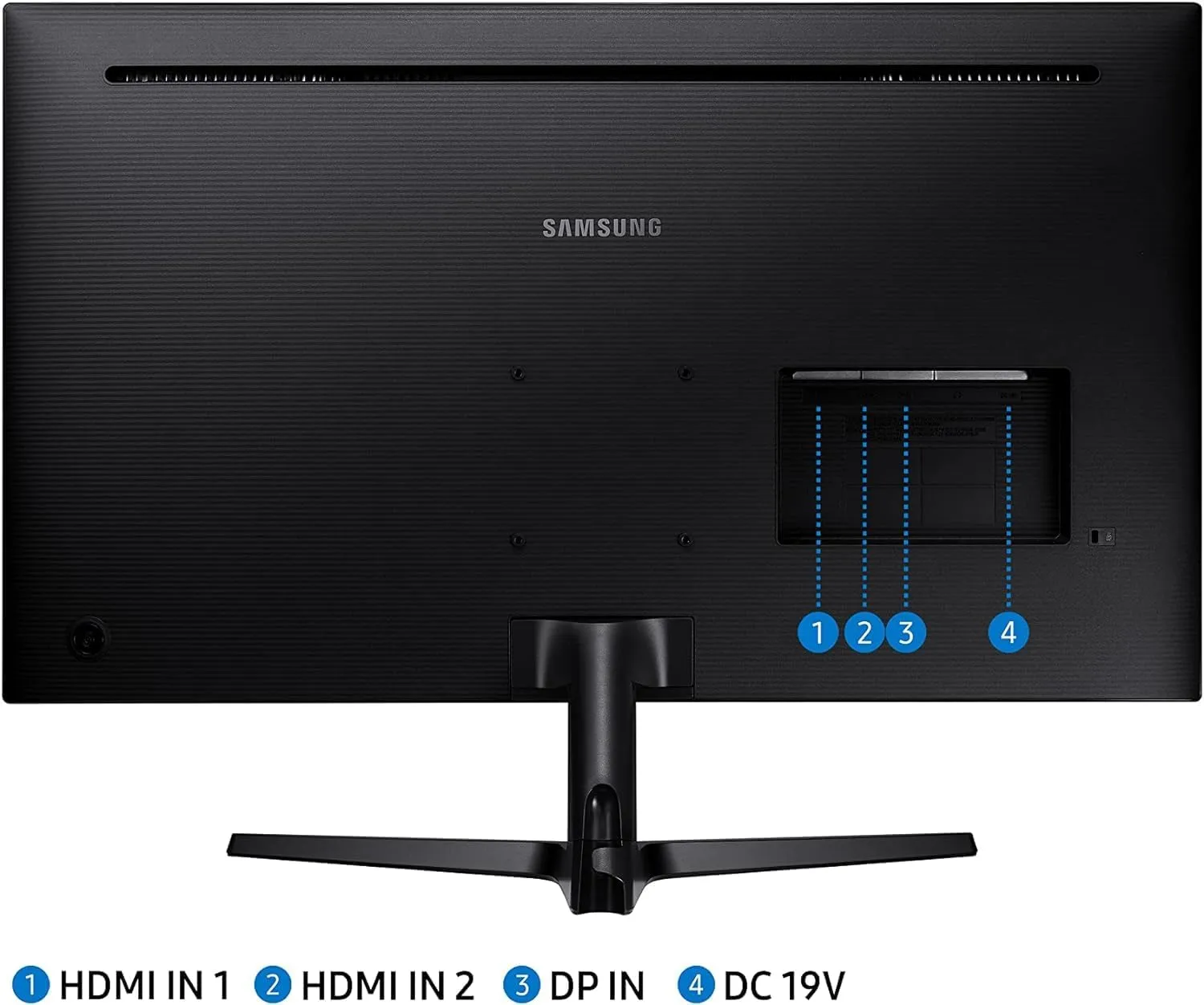 SAMSUNG 32in UJ59 Series 4K UHD 31.5in Computer Monitor - LU32J590UQNXZA