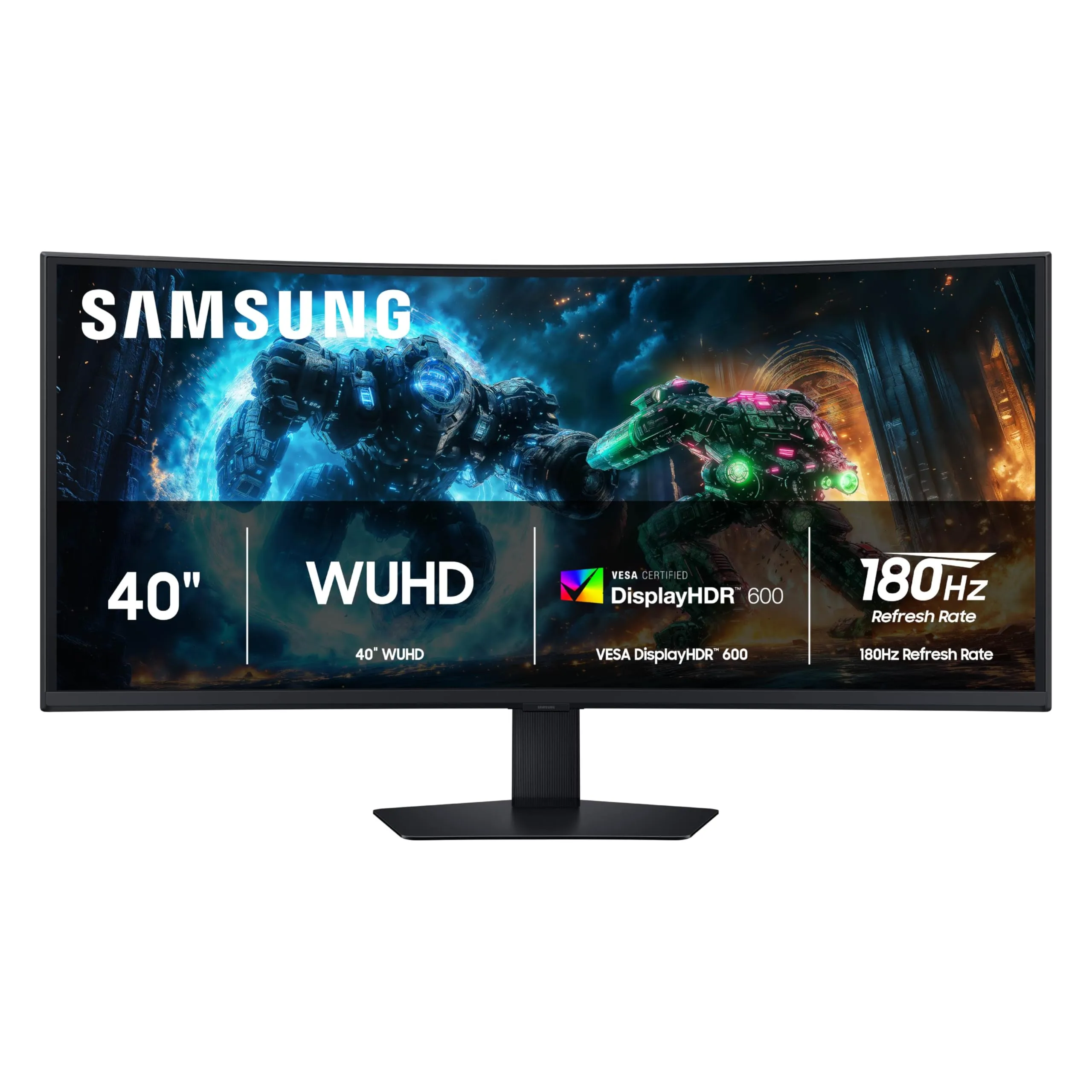 Samsung 40" Odyssey G7 (G75F) WUHD Curved Gaming Monitor 180Hz 1ms