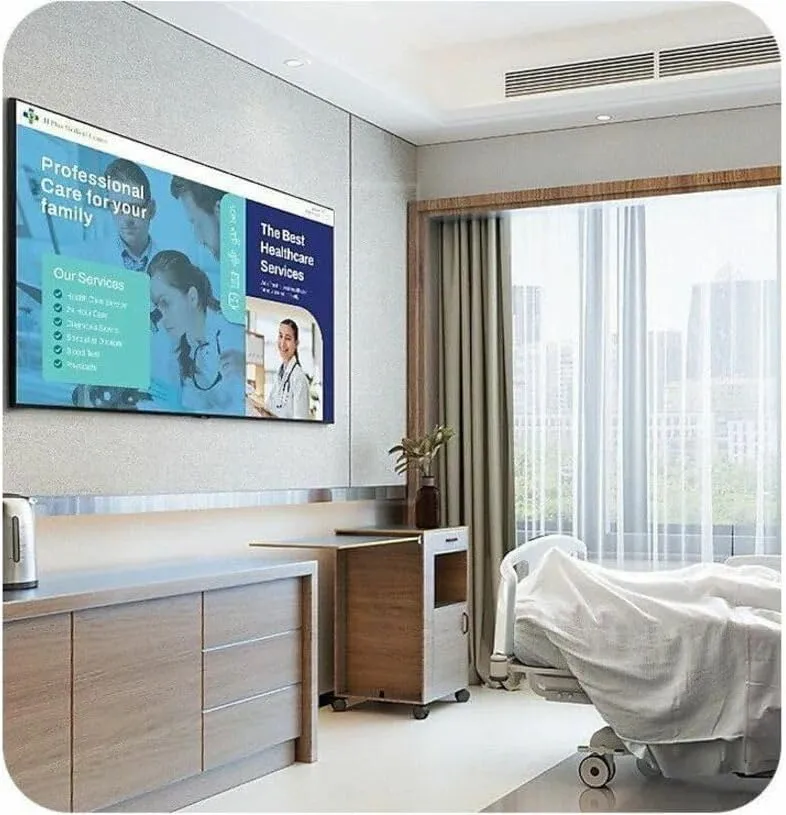 Samsung HG43CU703NFXZA 43in Smart Healthcare Tv Lynk Mntr Cloud Ul62368-1 Pillow Speaker 2yr