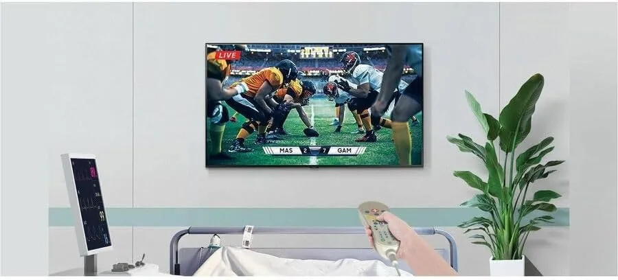 Samsung HG43CU703NFXZA 43in Smart Healthcare Tv Lynk Mntr Cloud Ul62368-1 Pillow Speaker 2yr
