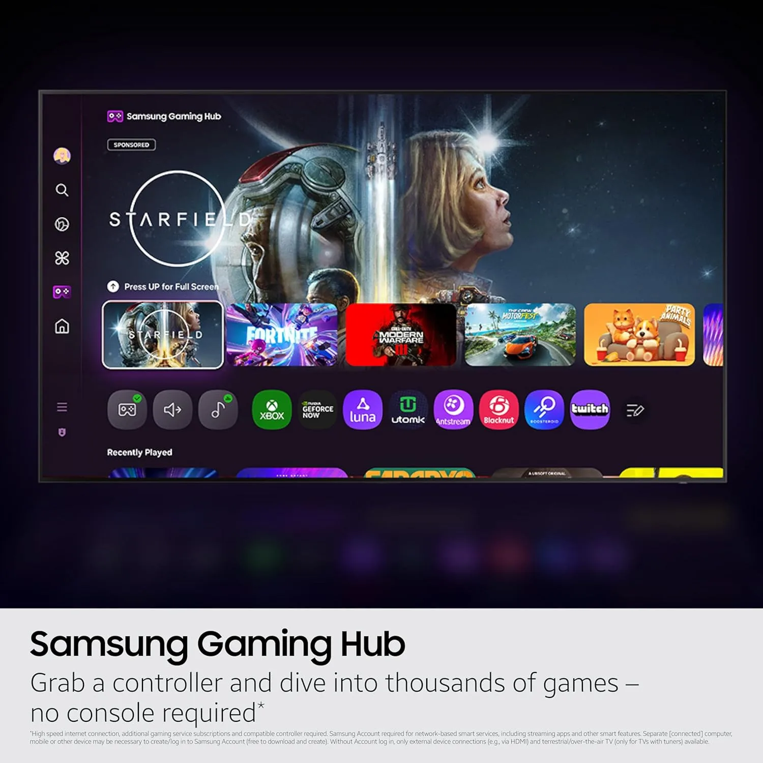 SAMSUNG 55-Inch Class OLED S90F 4K Smart TV (2025 Model) NQ4 AI Gen3 Processor