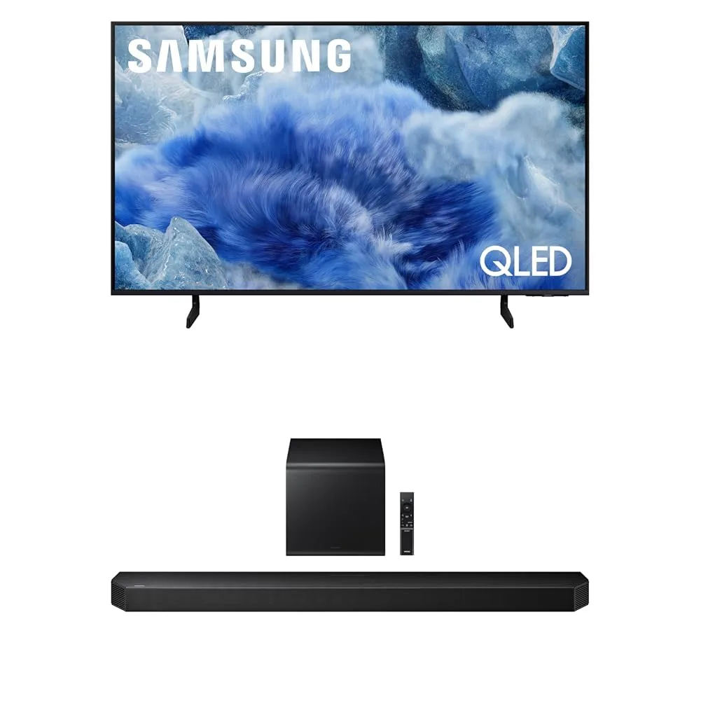 Samsung QLED Q8F 4K UHD Smart TV with Q800F Soundbar