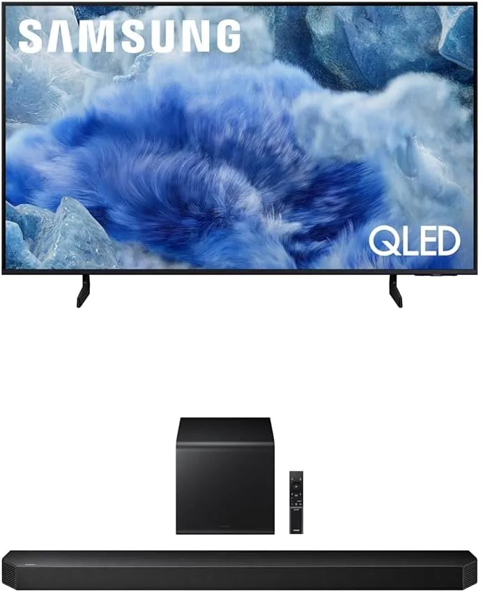 Samsung QLED Q8F 4K UHD Smart TV with Q800F Soundbar