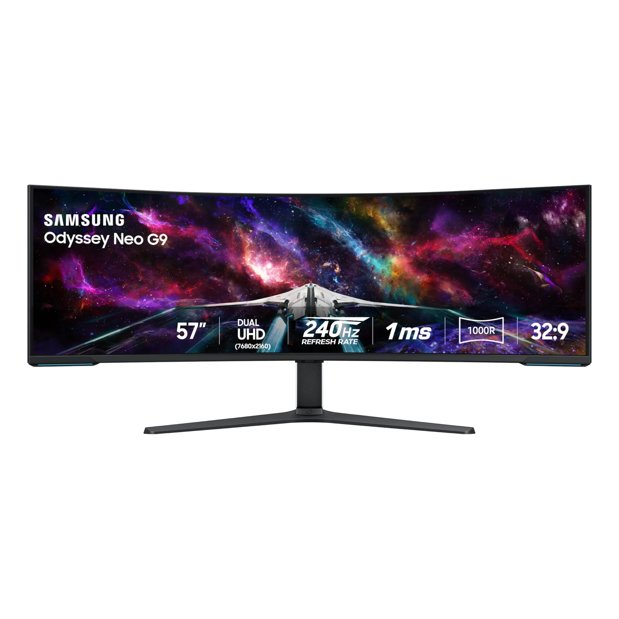 SAMSUNG 57" Odyssey Neo G9 Dual UHD Curved Gaming Monitor 240Hz 1ms