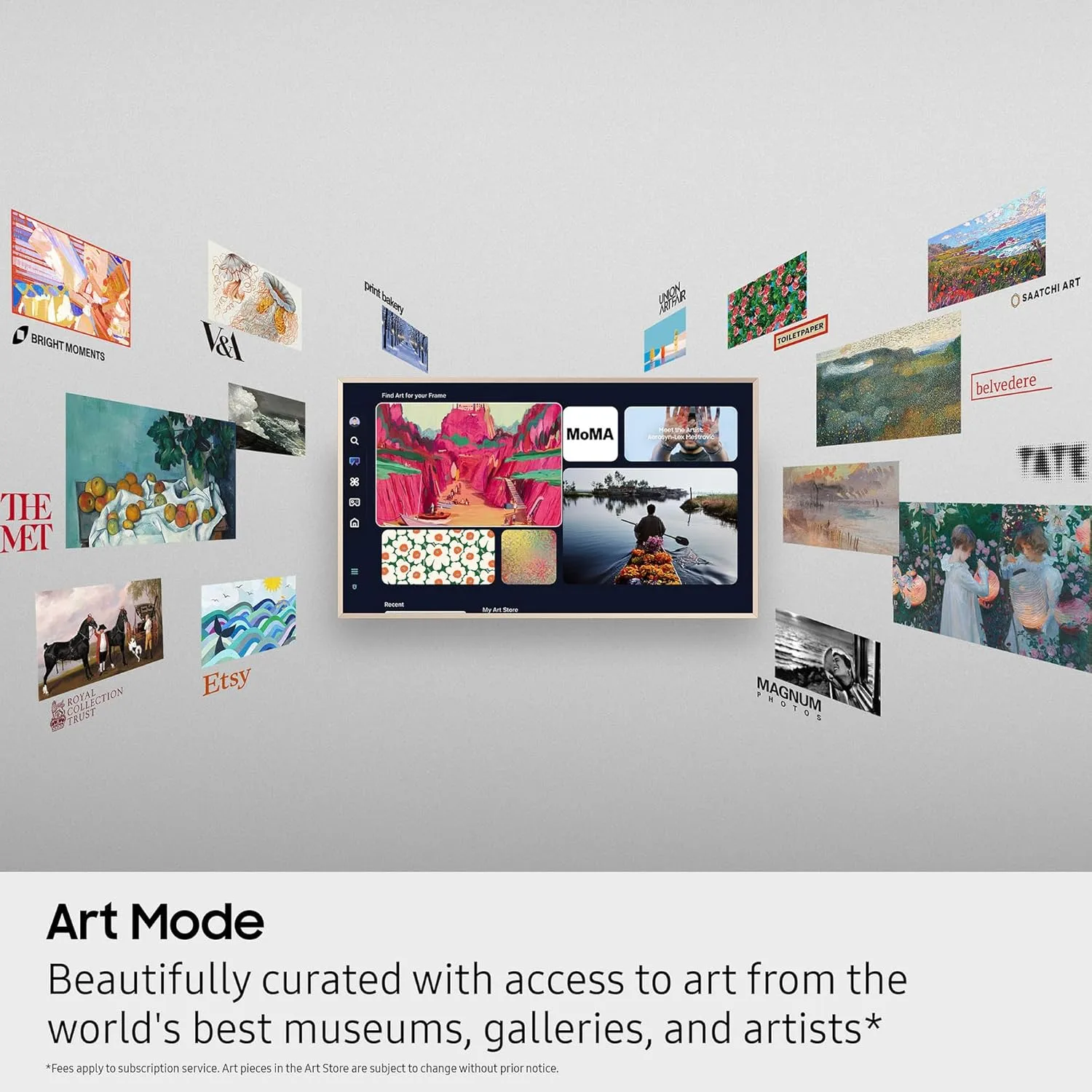 Samsung The Frame (2025) - QLED Smart TVs & Customizable Bezels