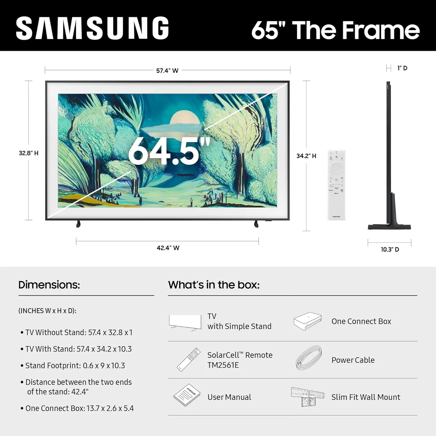 Samsung The Frame (2025) - QLED Smart TVs & Customizable Bezels
