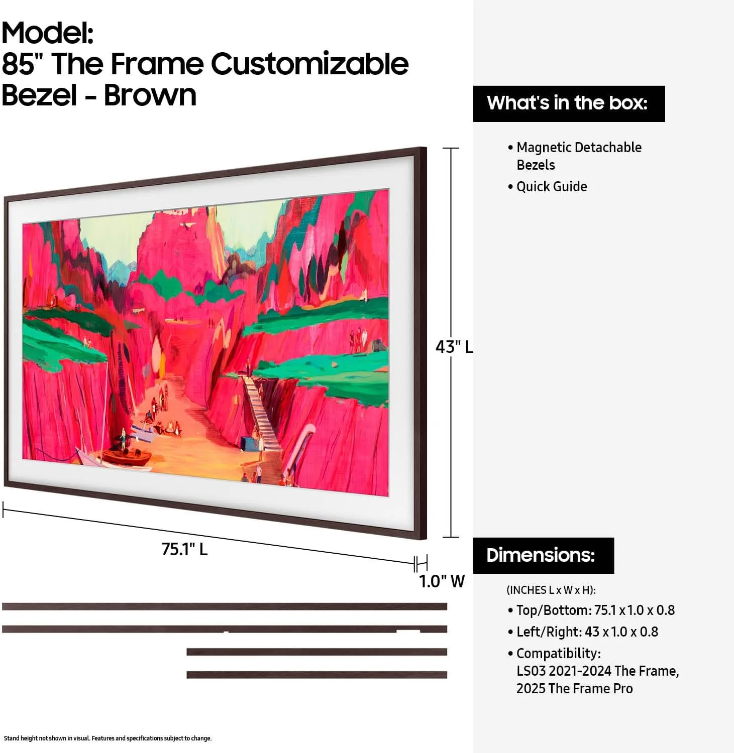 Samsung The Frame (2025) - QLED Smart TVs & Customizable Bezels