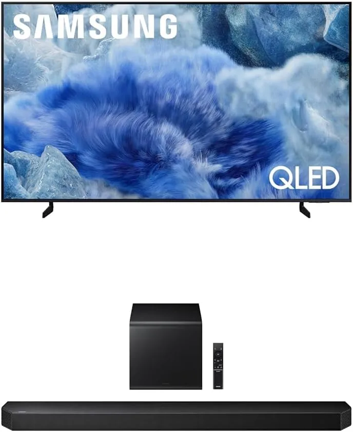 Samsung QLED Q8F 4K UHD Smart TV with Q800F Soundbar