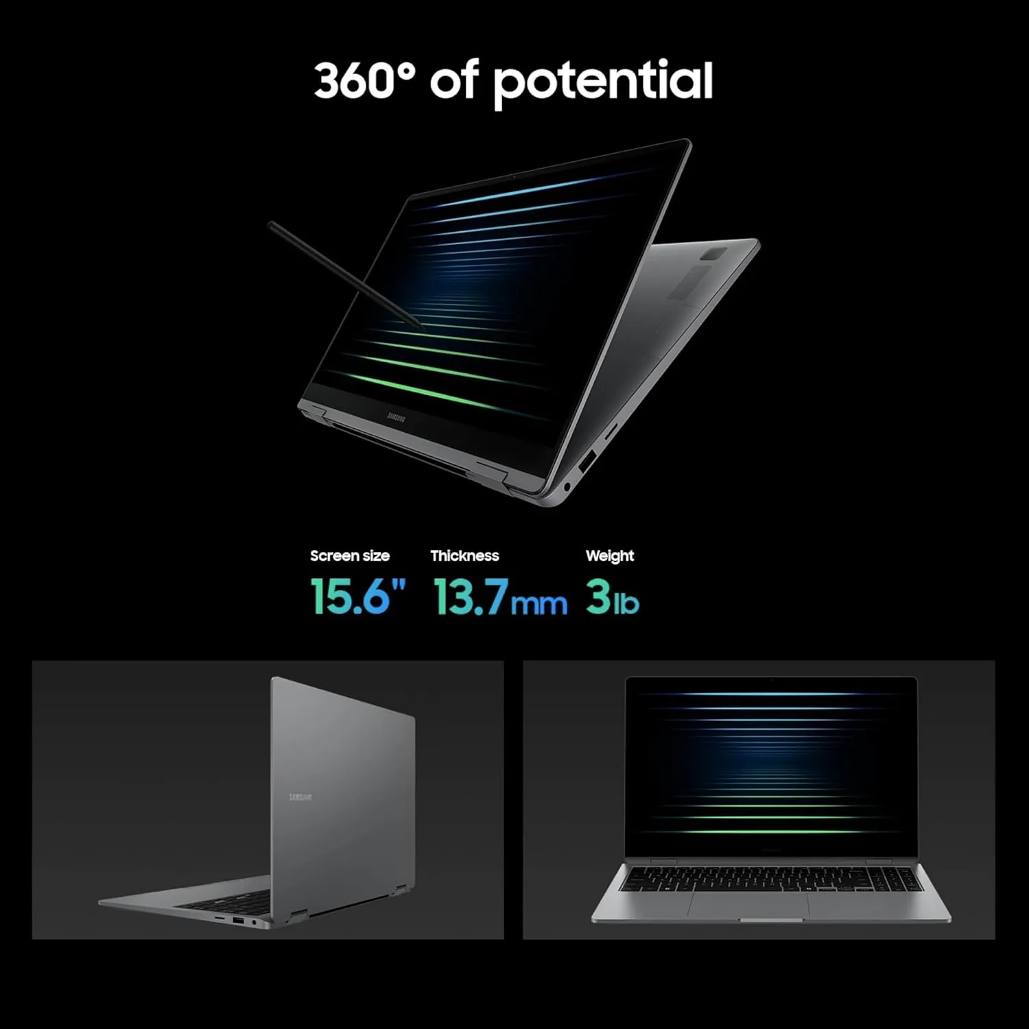 SAMSUNG Galaxy Book5 360 2-in-1 AI Laptop, Intel Core Ultra 7