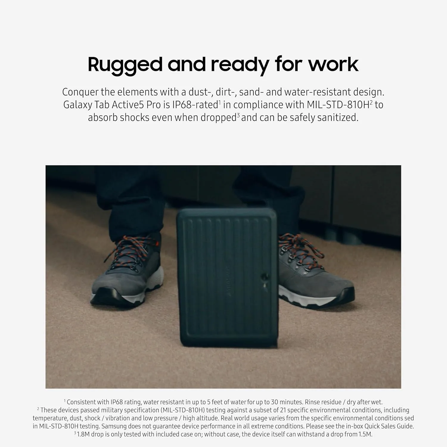 Samsung Galaxy Tab Active5 Pro 10.1 Rugged Enterprise Tablet
