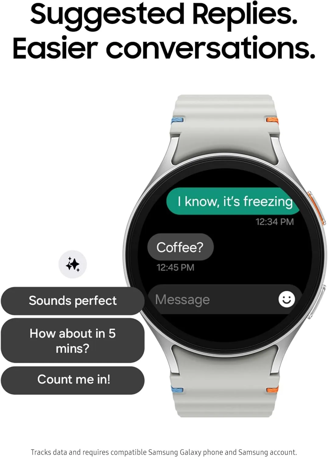 SAMSUNG Galaxy Watch7 44mm Bluetooth Smartwatch - Silver