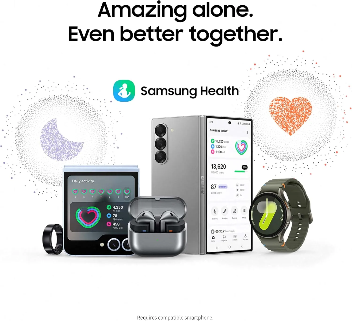 SAMSUNG Galaxy Watch7 44mm Bluetooth Smartwatch - Silver