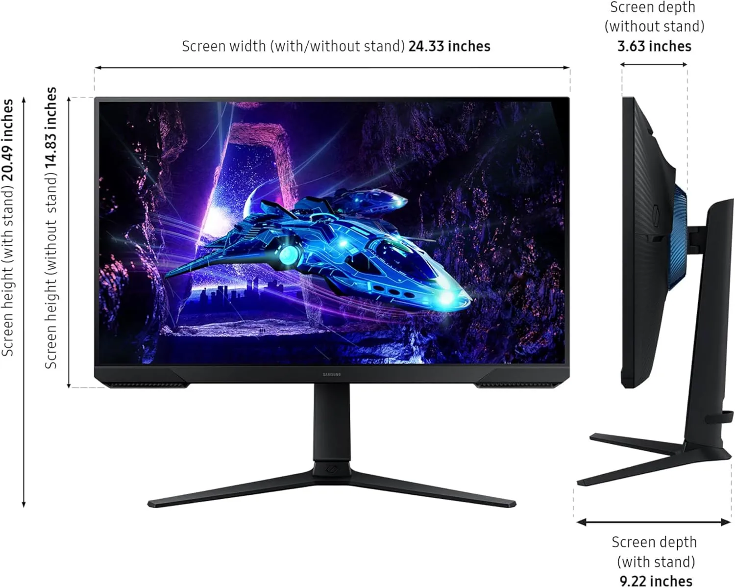 Samsung Odyssey G3 (G30D) FHD Gaming Monitor