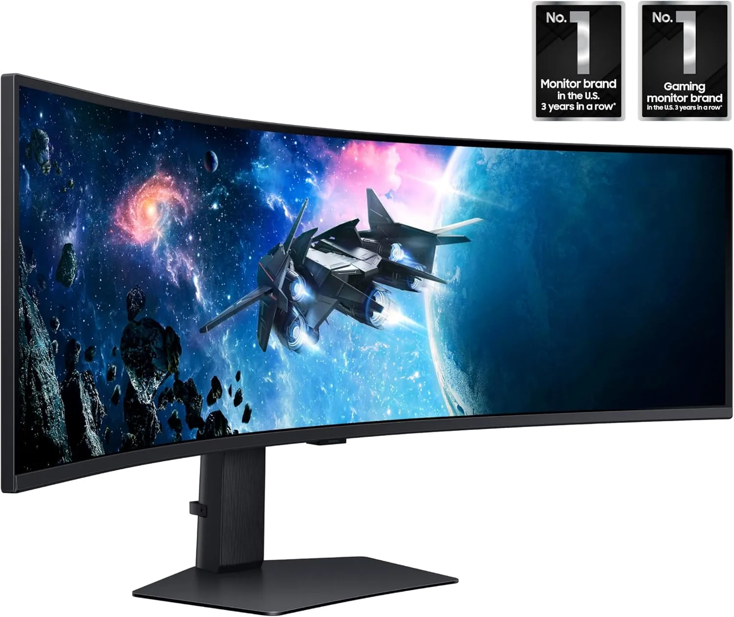 SAMSUNG 49" Odyssey G9 DQHD 1000R Curved Gaming Monitor, 240Hz, 1ms, VESA DisplayHDR 1000