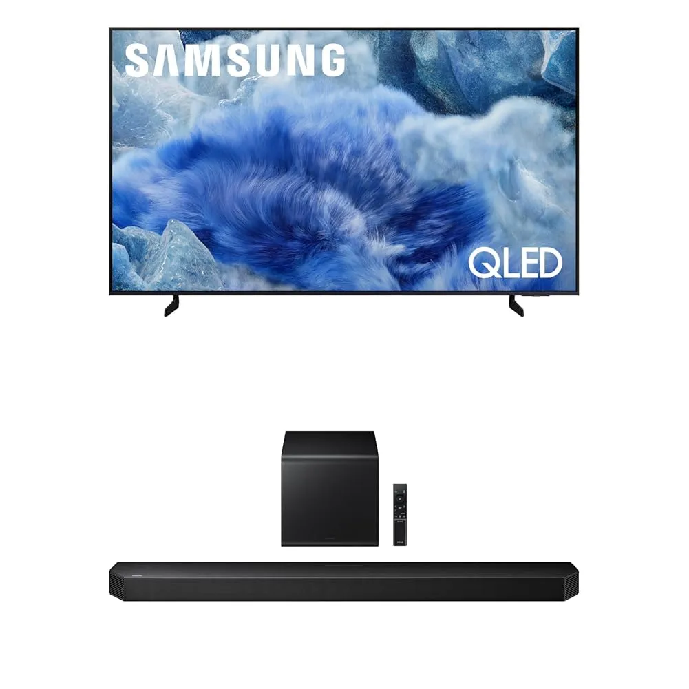 Samsung QLED Q8F 4K UHD Smart TV with Q800F Soundbar