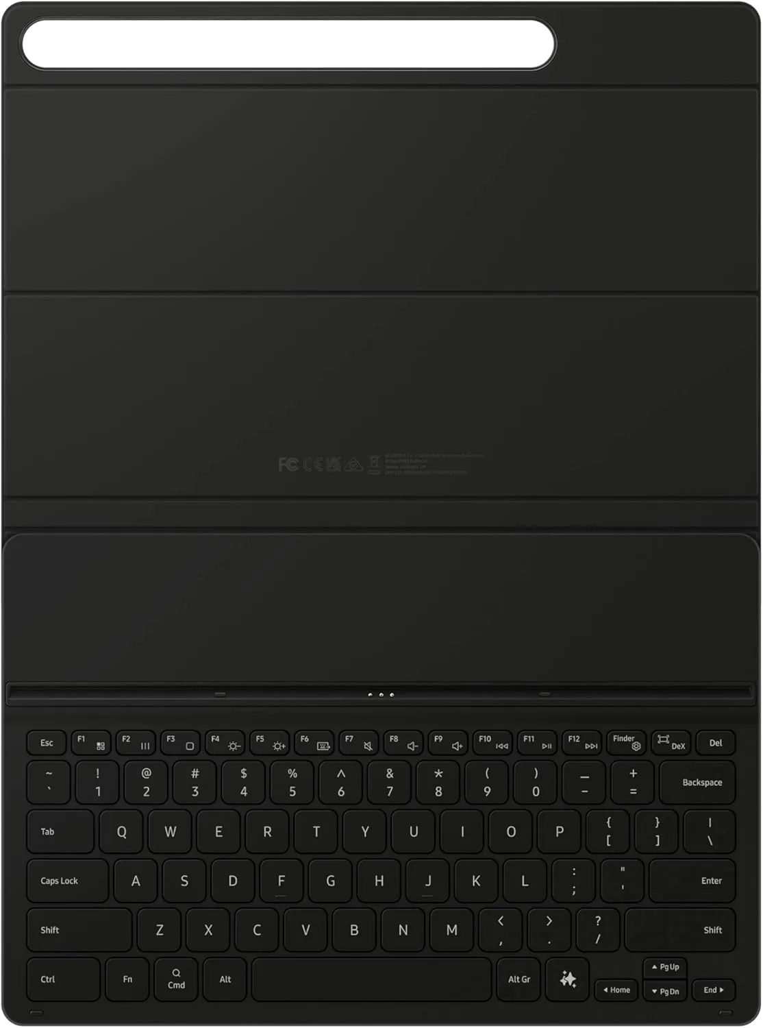 Samsung Galaxy Tab S10+ Book Cover Keyboard Slim AI Key - Black