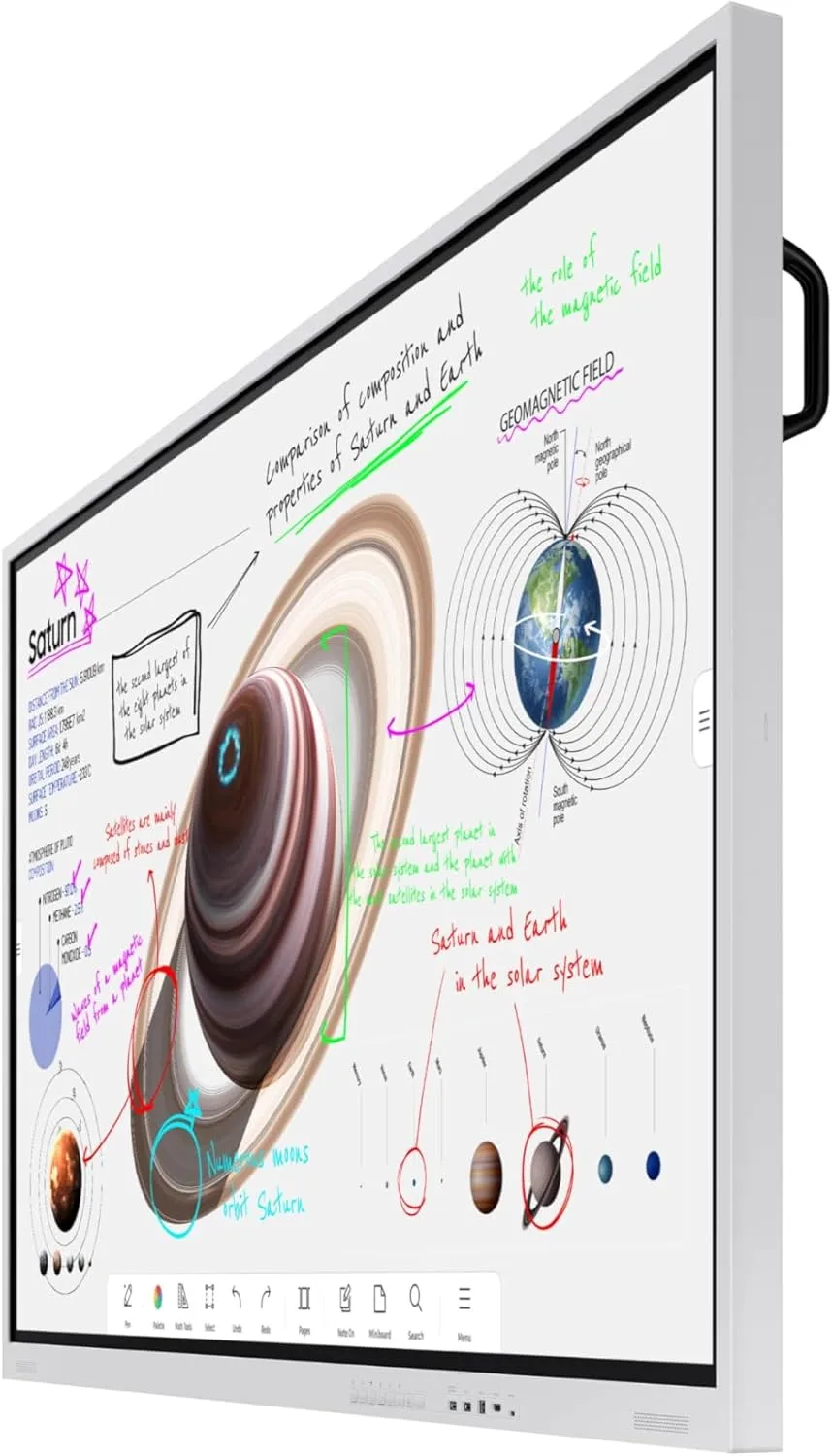 Samsung WM85B 85in Interactive Digital Whiteboard Flip All-in-One Display