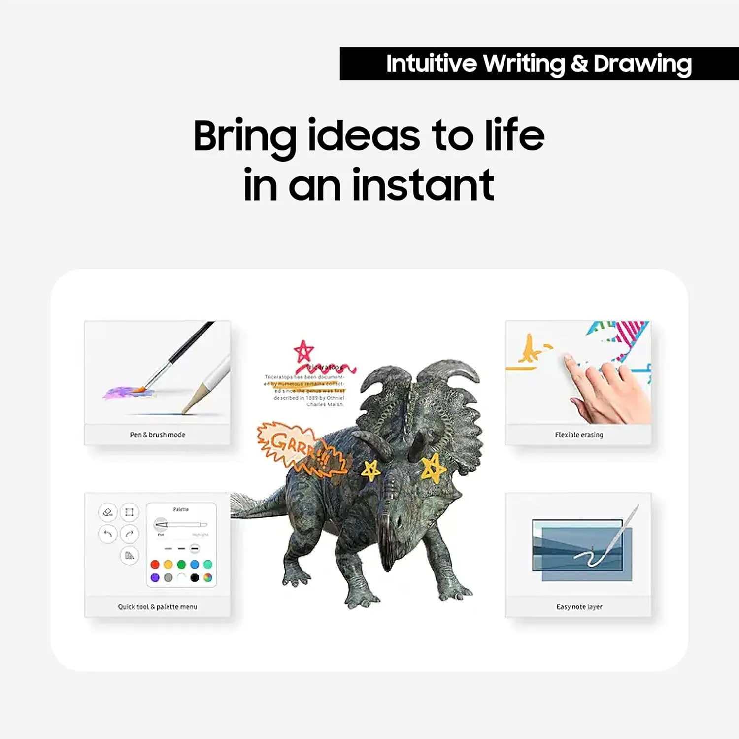 Samsung WM85B 85in Interactive Digital Whiteboard Flip All-in-One Display